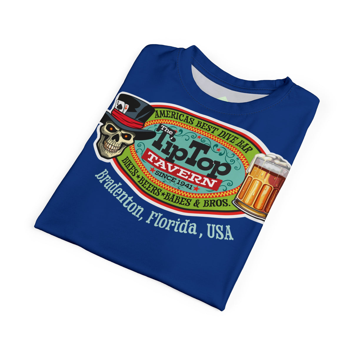 Tip Top Tavern Ace of Spades Super Tee - America's Best Dive Bar - Bikes Beers Babes & Bros.