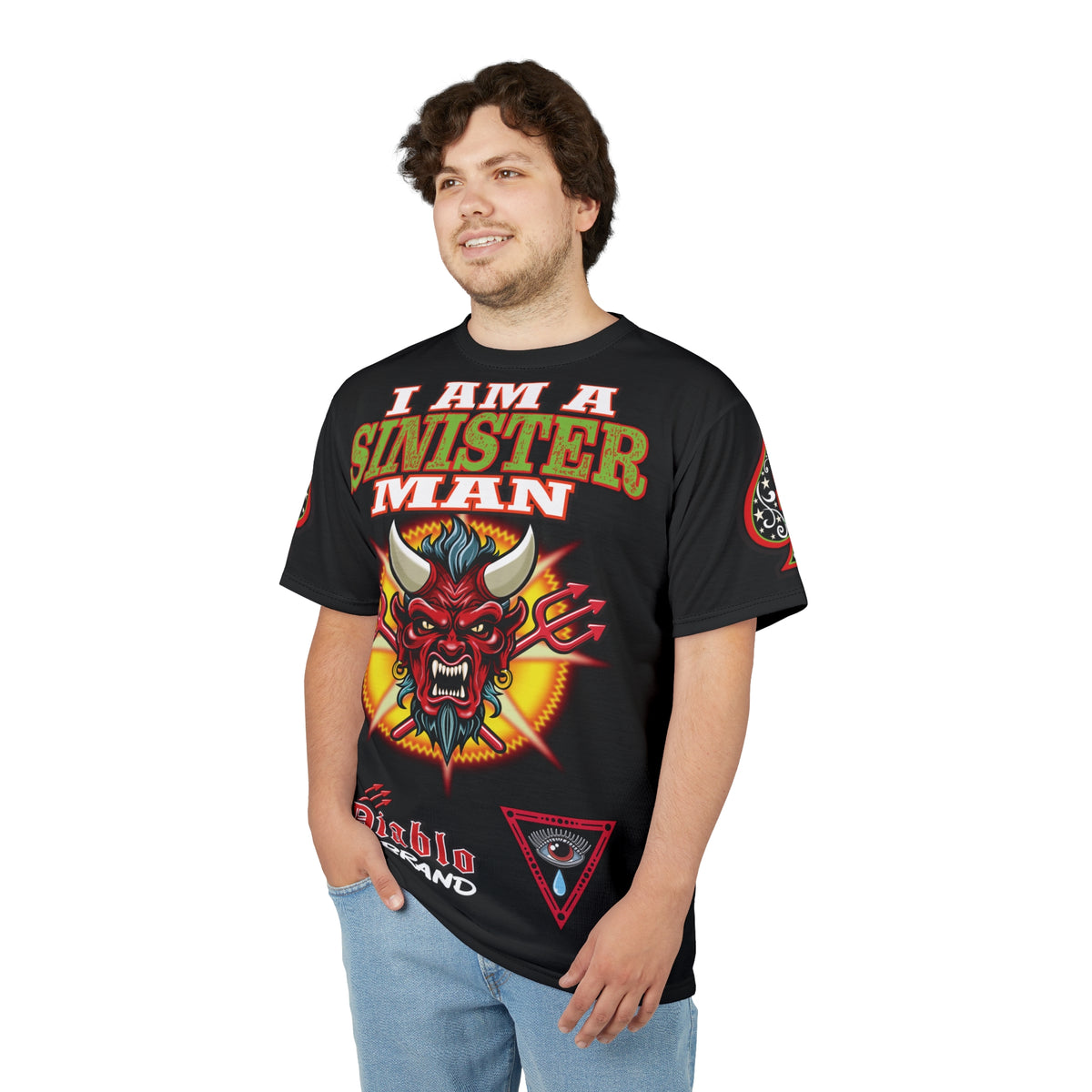 Sinister Choppers SINISTER MAN SPECIAL MIDNIGHT EDITION SUPER TEE— Ride Cool, Look Cool in our Best Super Tee