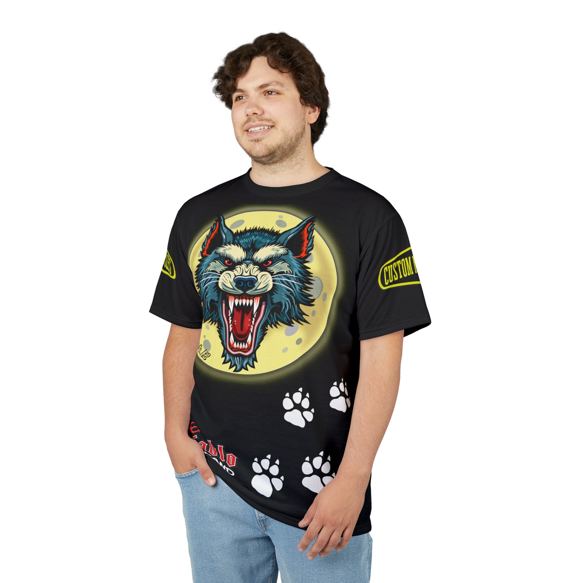 MWT Wolf Custom Motorcycles Super Riding Tee — Viciously Cool High Performance Motorcycle Riding Shirt
