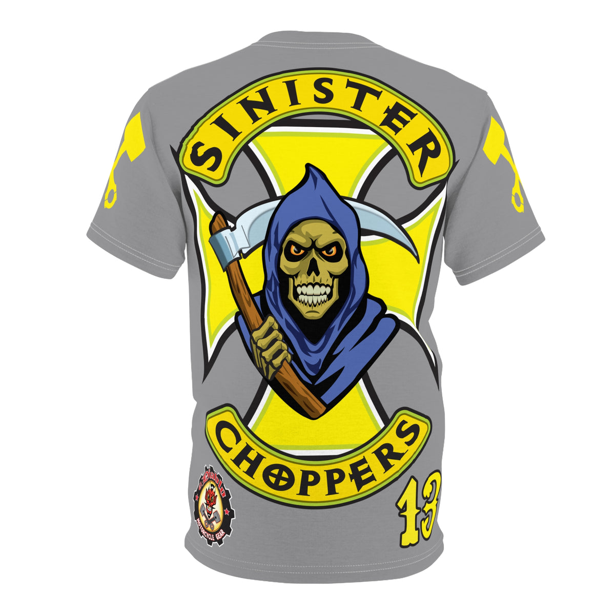 Sinister Choppers HiViz Custom Motorcycles Reaper Super Tee - High Performance Riding Wear