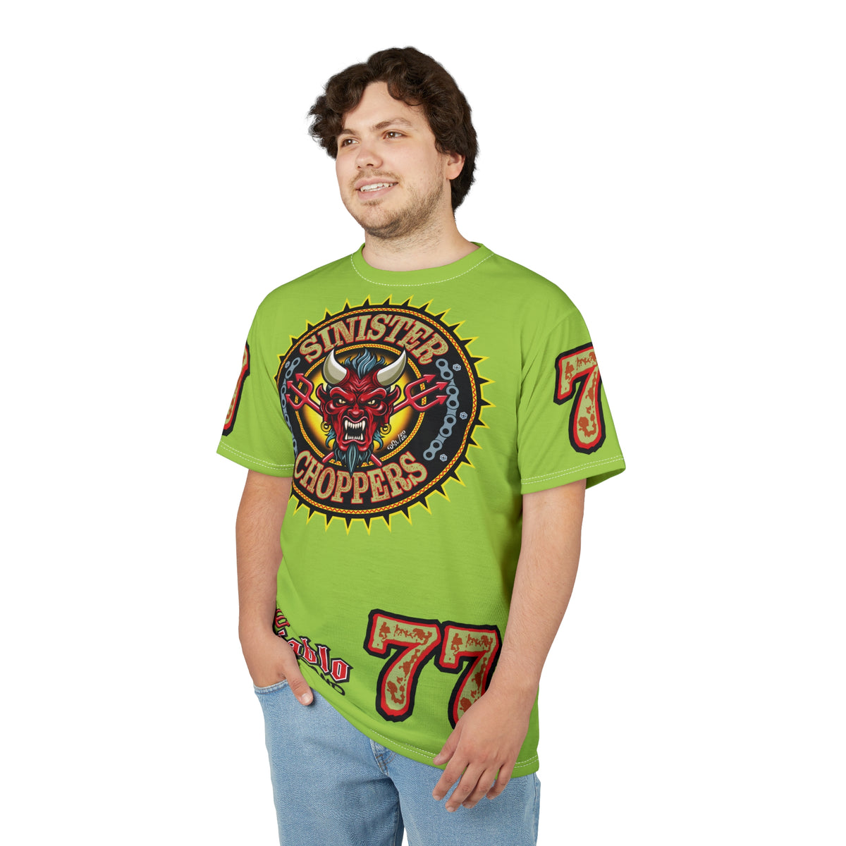 VERY Special HIVIZ Sinister Choppers BIG D SUPER T— Ride Cool Look Cool in our Best Super Tee