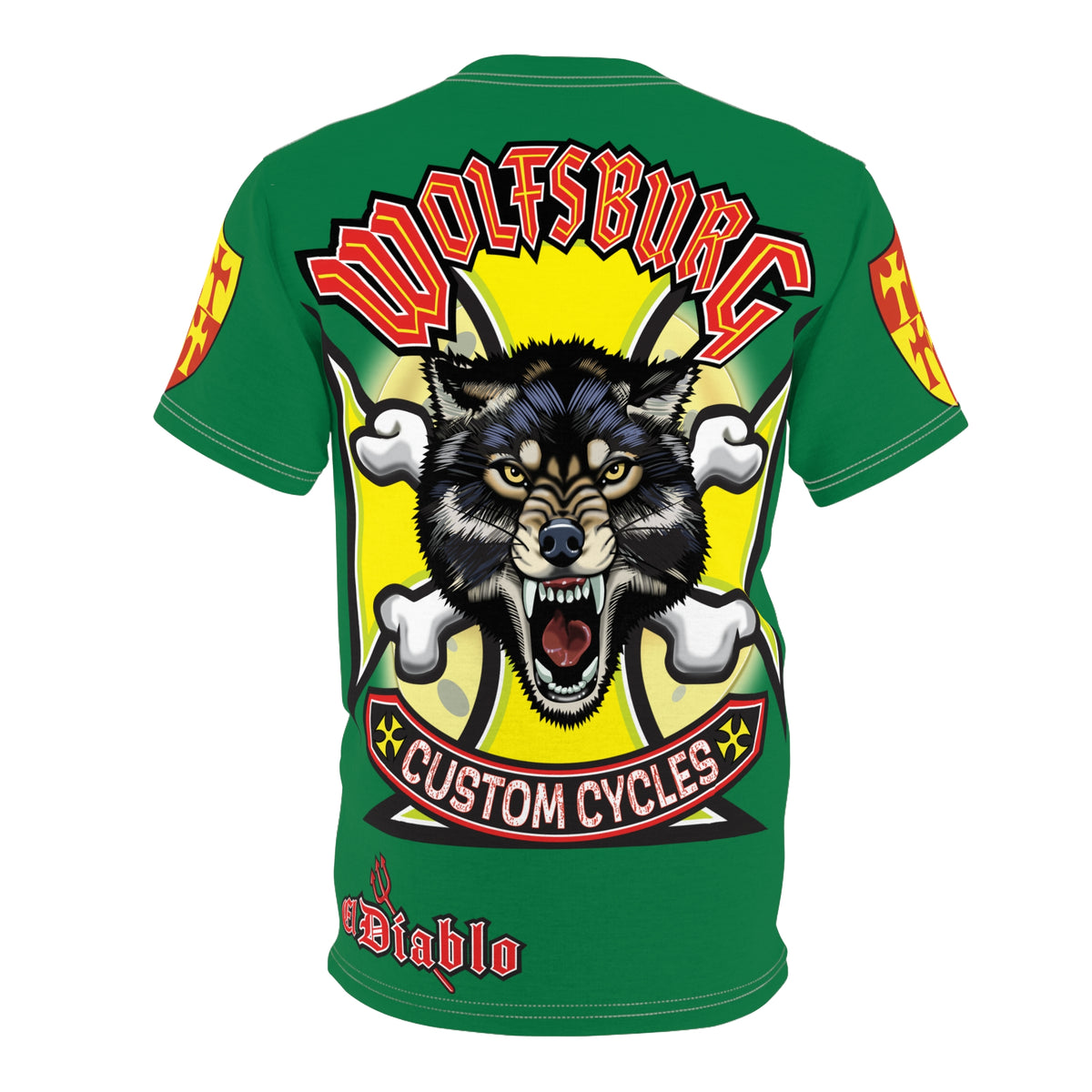 Wolfsburg Custom Cycles HiViz Super Tee - Ultimate in Riding Comfort