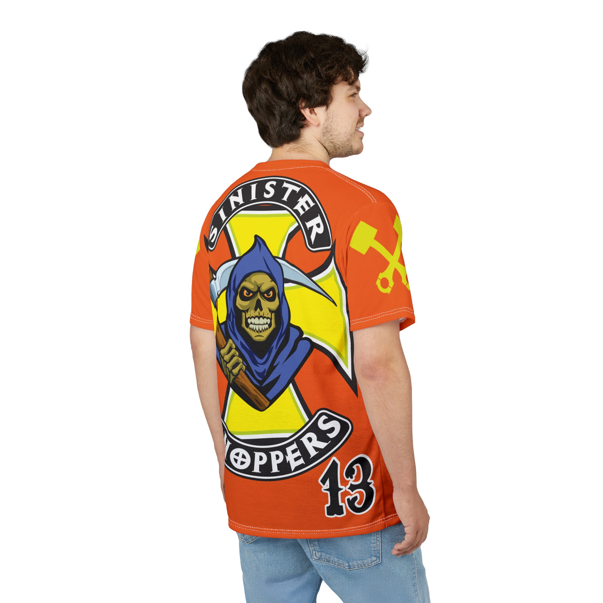 Sinister Choppers HiViz Custom Motorcycles Reaper Super Tee - High Performance Riding Wear