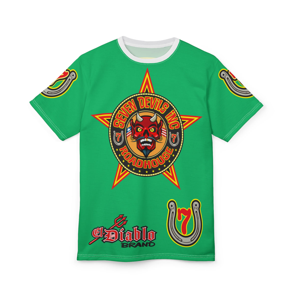 Copy of Seven Devils Inc. Roadhouse Graphic Tee - Motorcycle Custom Riding Super Tee