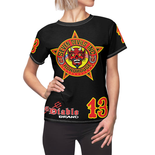 Women's Cut Seven Devils Roadhouse Graphic Tee — HiviZ Graphics