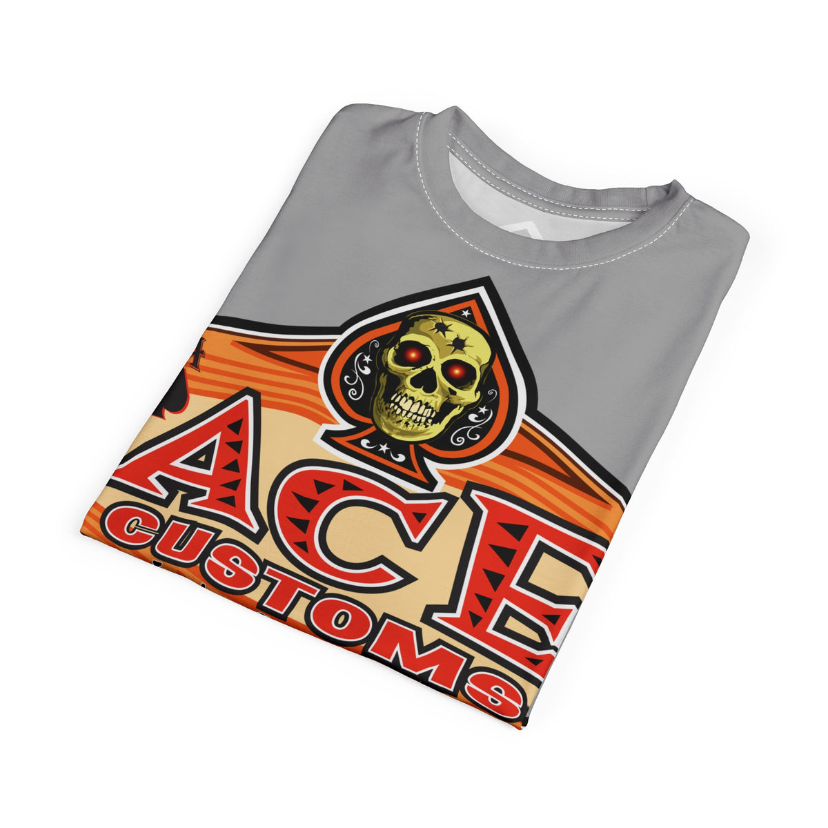 American Custom Engines ACE - Special Lumina Green  Ace of Spades Death Card High visibility Graphics