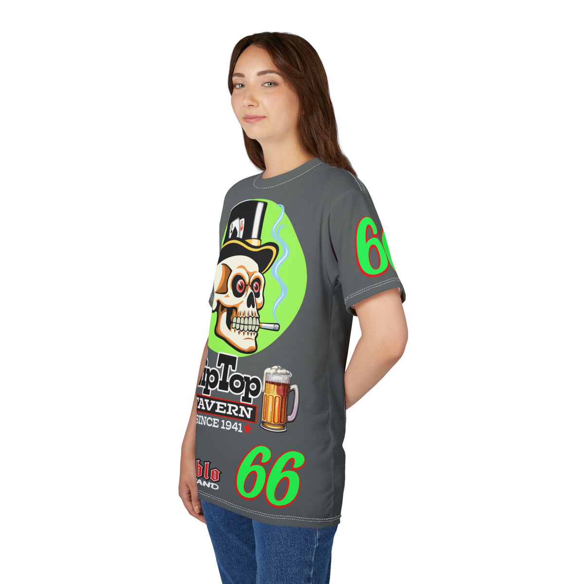 Tip Top Tavern Dive Bar Super Tee - Special Edition Smokin' Joe + XL Graphics - America's Best Dive Bar - Bikes Beers Babes & Bros. - Biker Bar Tee