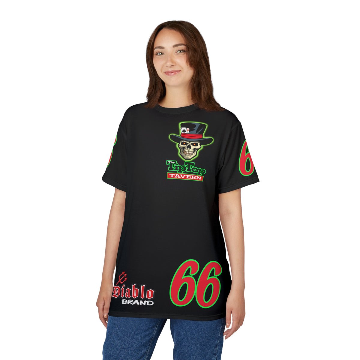 SRT Tip Top Tavern Dive Bar Super Riding Tee (*Limited Edition) - Florida's Best Dive Bar, Bikes Beers Babes & Bros. - Honouring Biker Bar Tee
