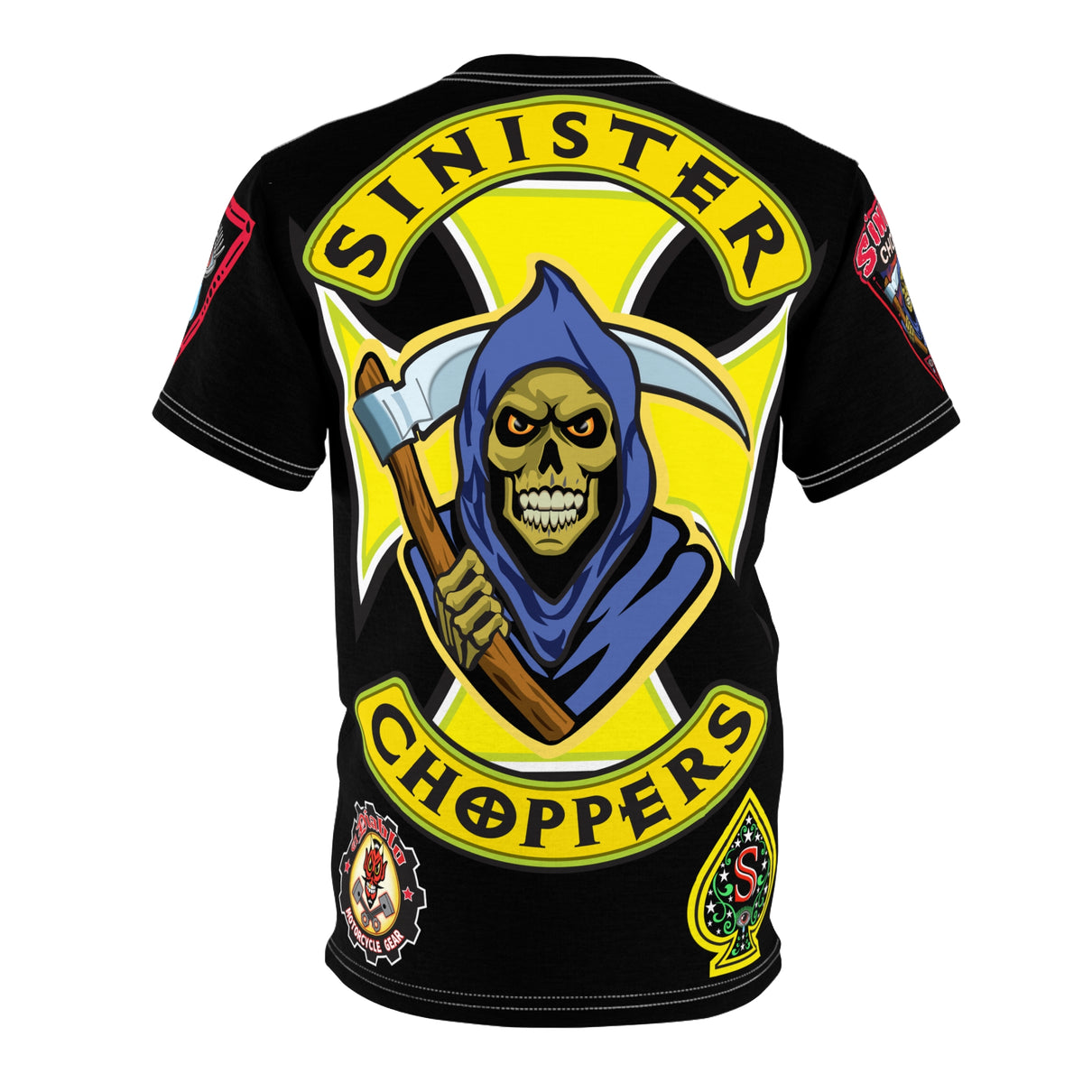 Sinister Choppers - Reaper - HiViZ Super Tee - See & Be Seen - Spectacular Custom Motorcycle Riding Gear