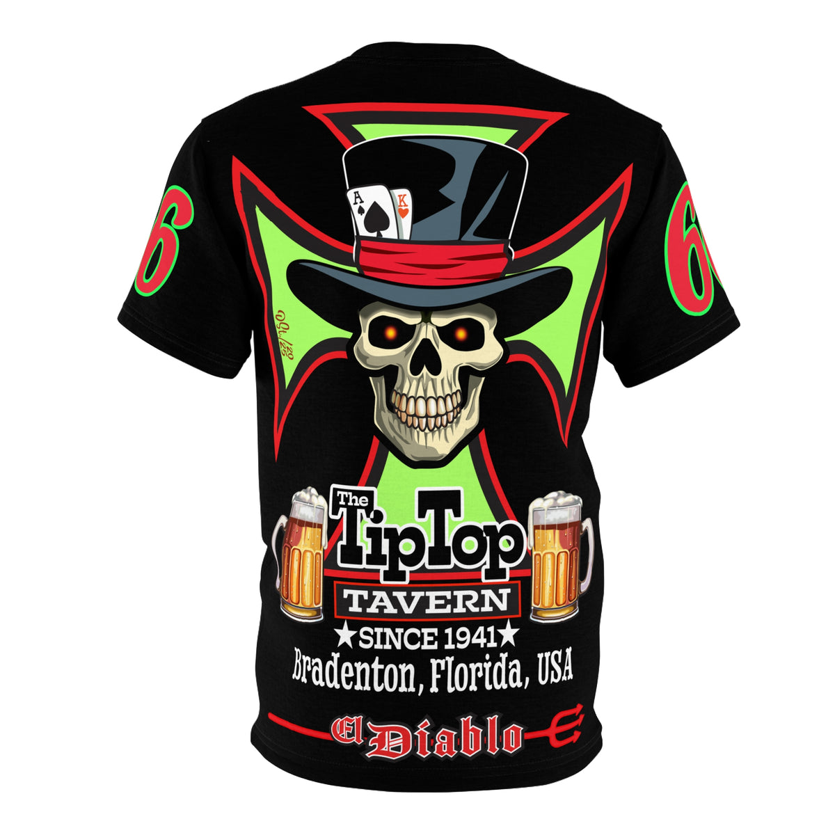 Tip Top Tavern Dive Bar Super Tee (*Limited Edition) - America's Best Dive Bar, Bikes Beers Babes & Bros. - Honouring Biker Bar Tee