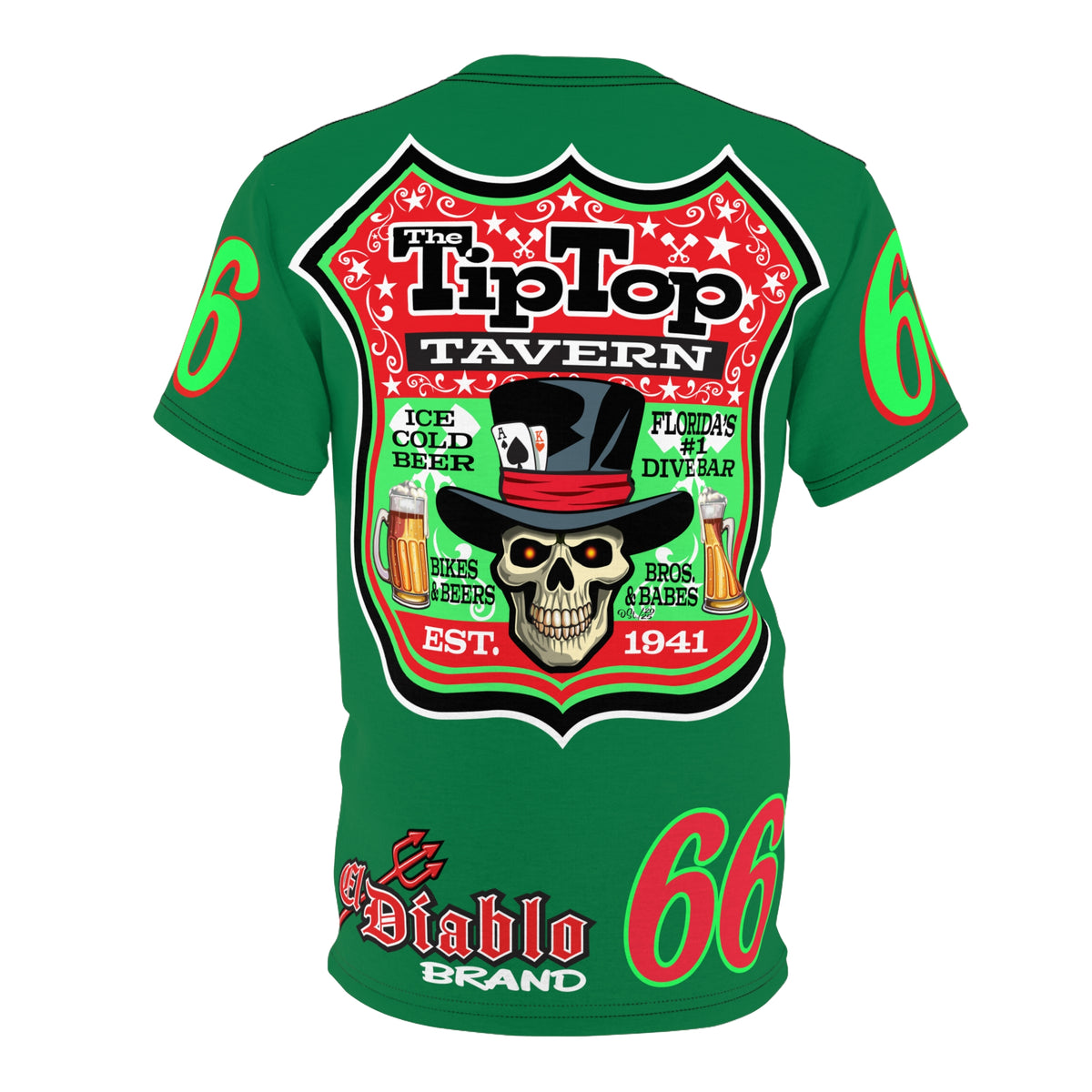 Tip Top Tavern Super Tee - America's Best Dive Bar - Bikes Beers Babes & Bros.