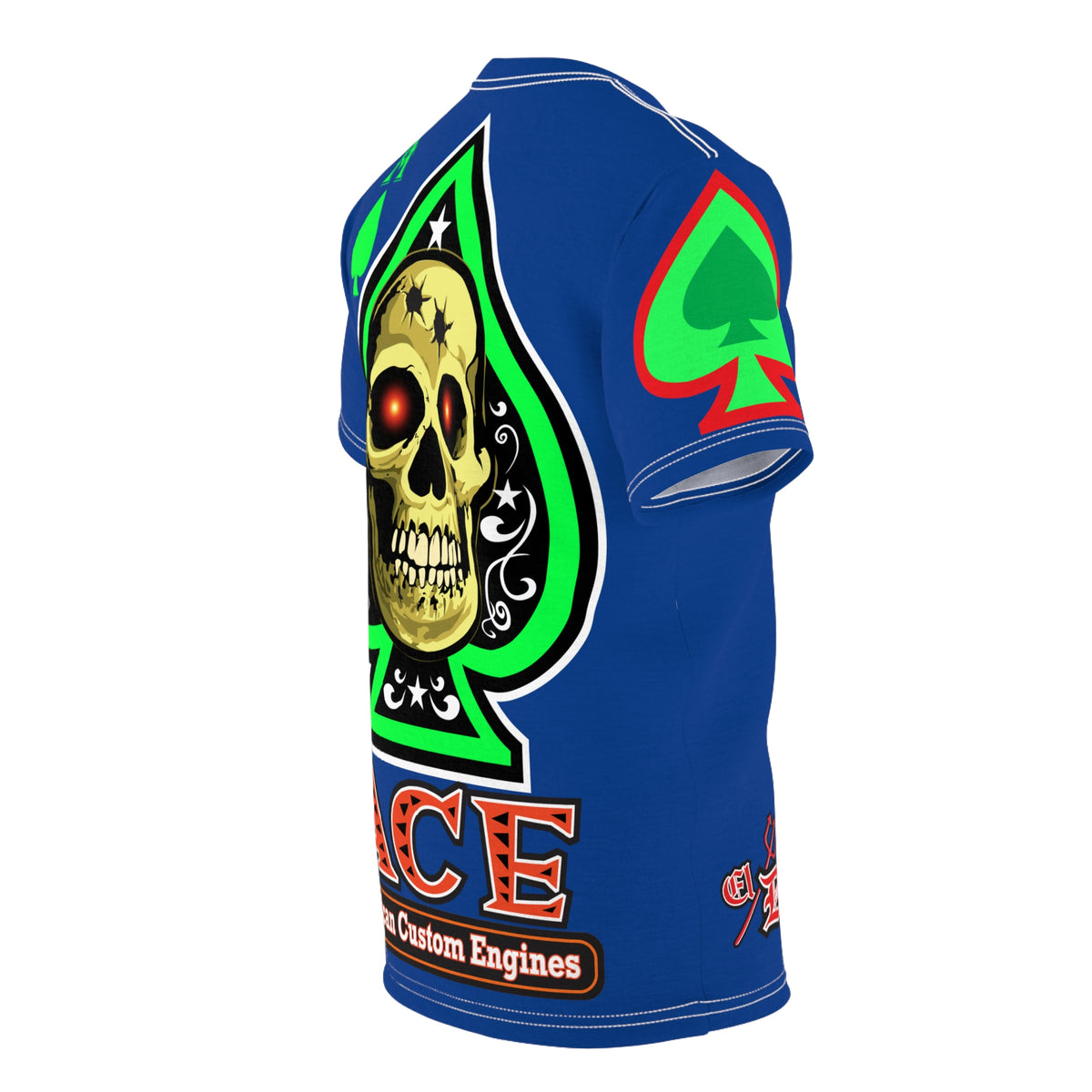 SRT American Custom Engines ACE - Special Double Tap  Ace of Spades High Visibility Graphics
