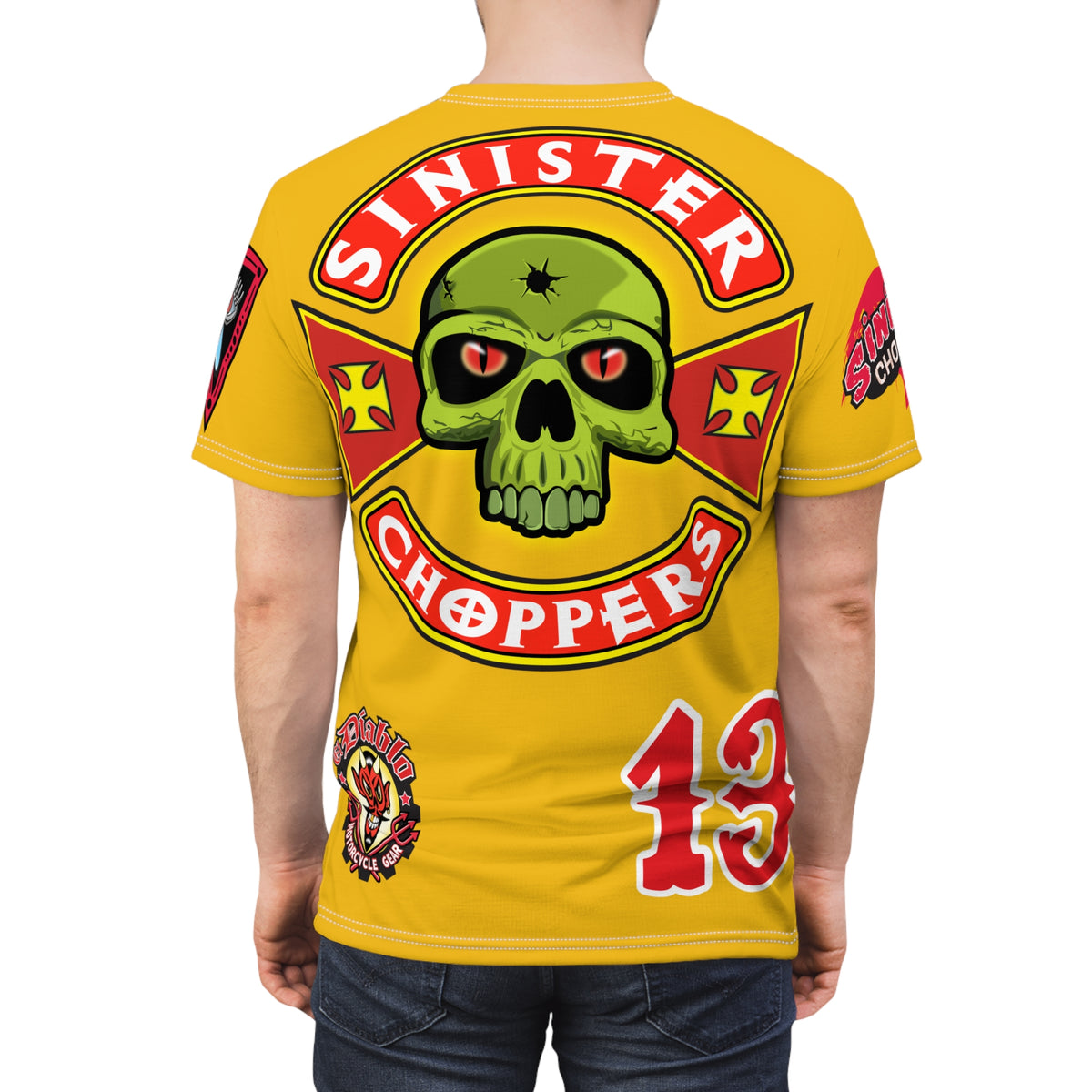 Sinister Choppers  Custom Designed HiViz Super Tee