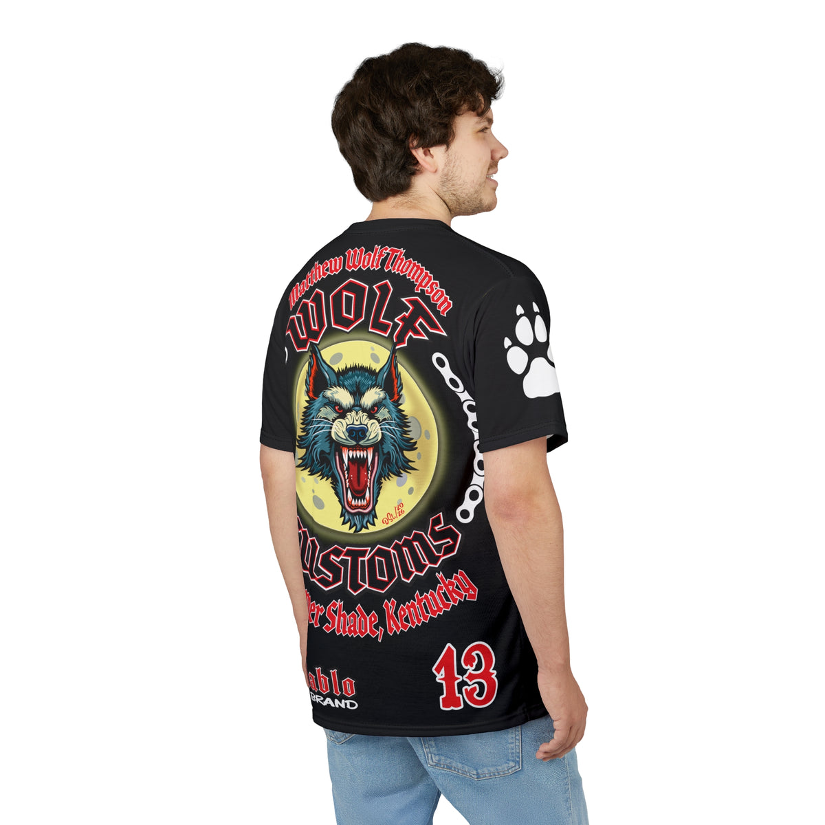Copy of MWT Wolf Custom Motorcycles Super Tee — Viciously Cool High Performance Motorcycle Riding Shirt