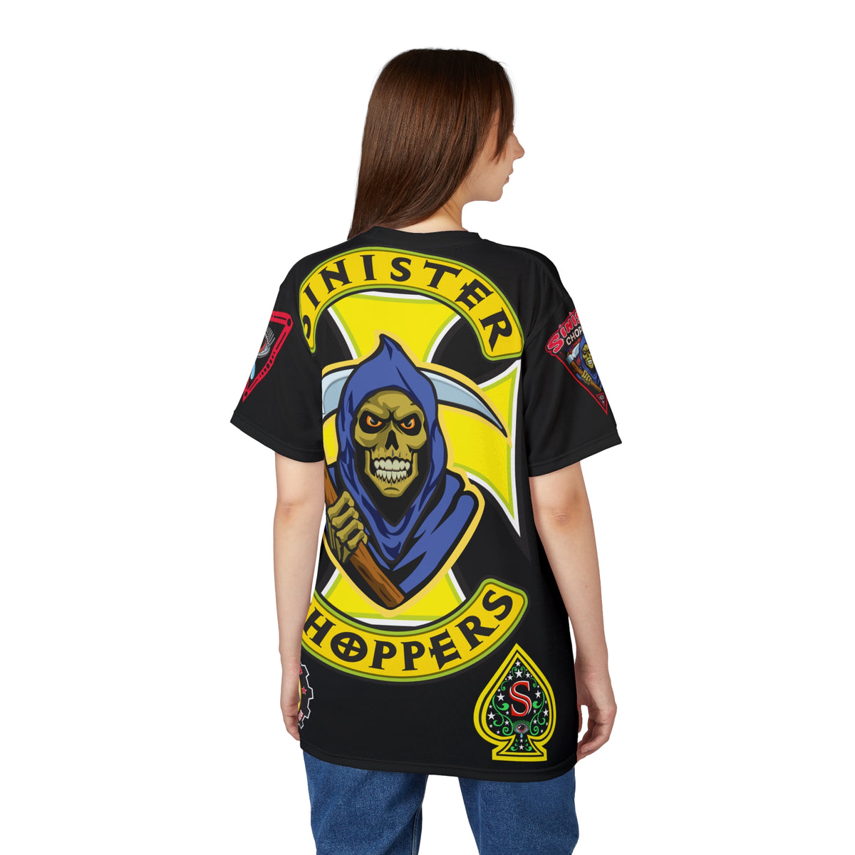 Sinister Choppers - Reaper - HiViZ Super Tee - See & Be Seen - Spectacular Custom Motorcycle Riding Gear