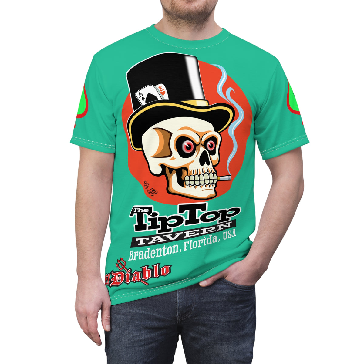 Tip Top Tavern Dive Bar Super Tee - America's Best Dive Bar, Bikes Beers Babes & Bros. - Biker Bar Tee