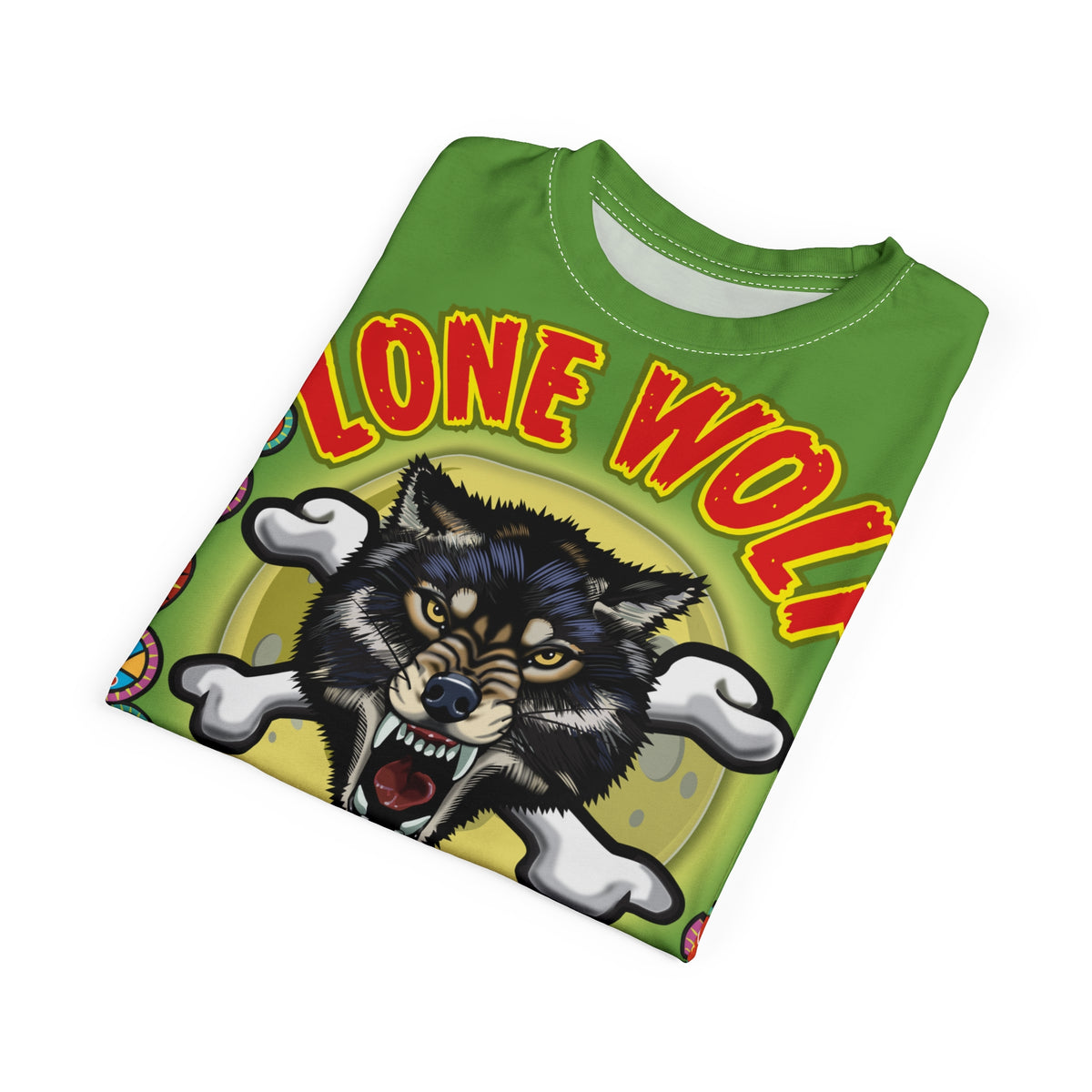 Lone Wolf Nomad HiViz Super Tee - Special Design for Independent No Club Riders