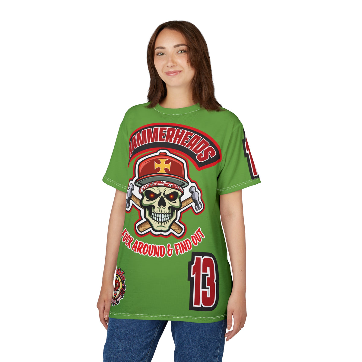 Hammerheads Union Local 13 FAFO Hardcore Biker Super Tee