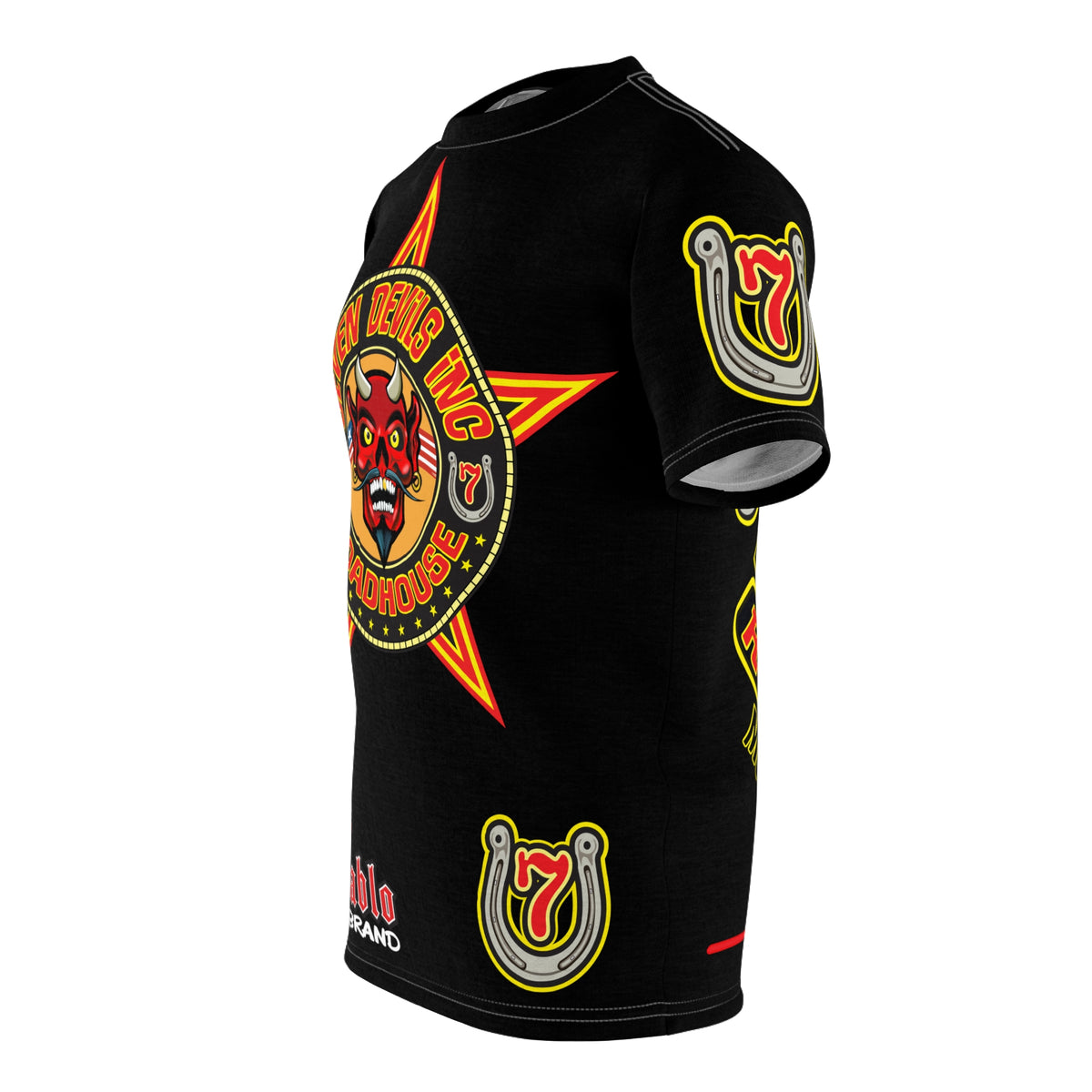 Seven Devils Inc. Roadhouse Graphic Tee - Motorcycle Custom Riding Super Tee