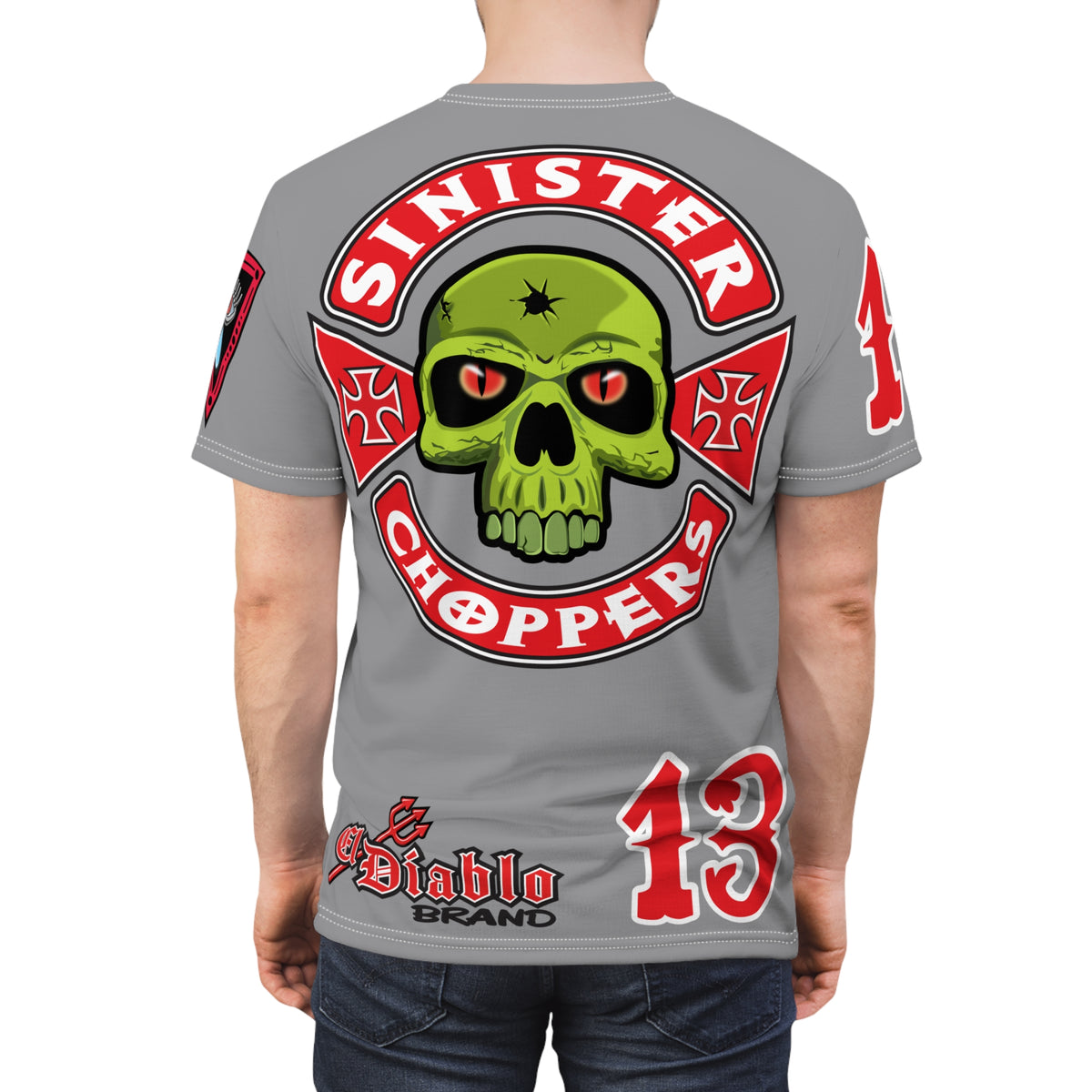 SRT Sinister Choppers  Super Tee - Clean, Beautiful, Design - Outrageous Biker Gear