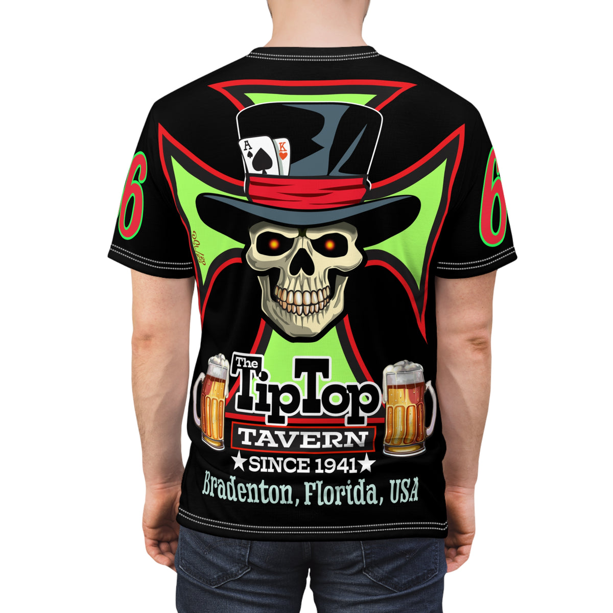Tip Top Tavern Dive Bar Super Tee (*Limited Edition) - America's Best Dive Bar, Bikes Beers Babes & Bros. - Honouring Biker Bar Tee