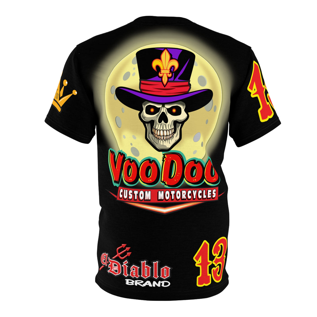SRT VooDoo Custom Motorcycles Graphic Biker Tee - The Ultimate Riding Gear