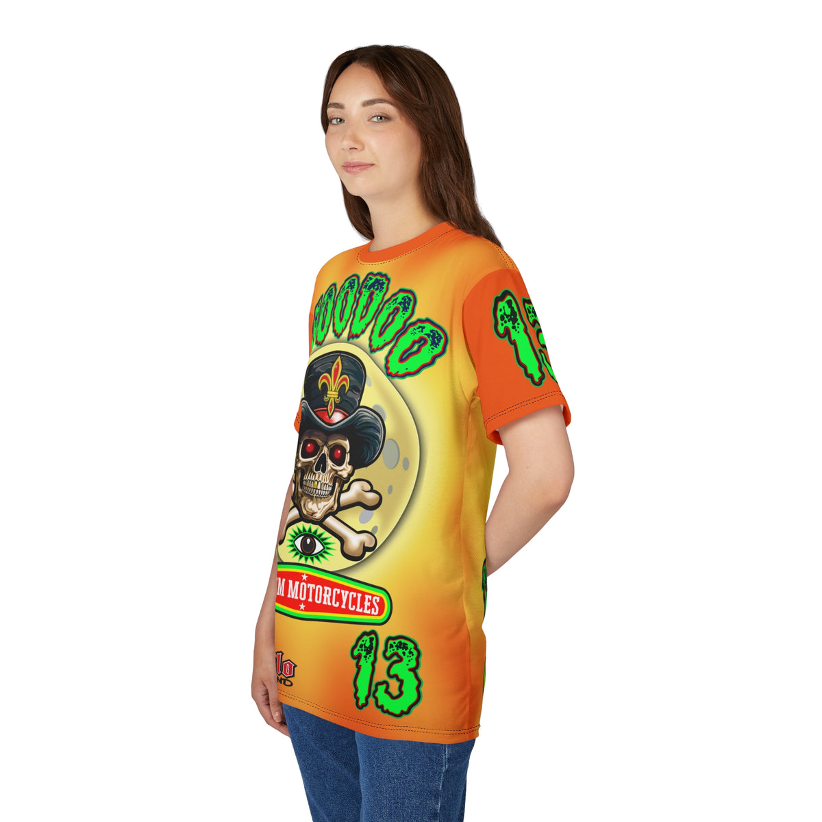 VooDoo Customs Angry Orange Tie Dye Yelo Blast HiViz Super Tee
