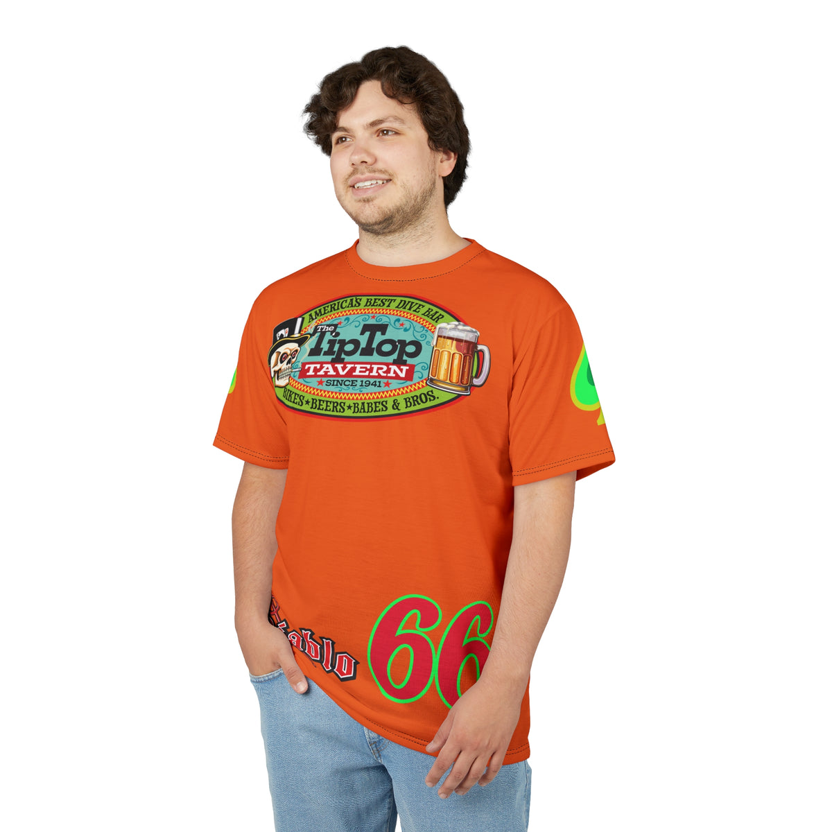 Tip Top Tavern Dive Bar Super Tee - America's Best Dive Bar, Bikes Beers Babes & Bros. - Biker Bar Tee