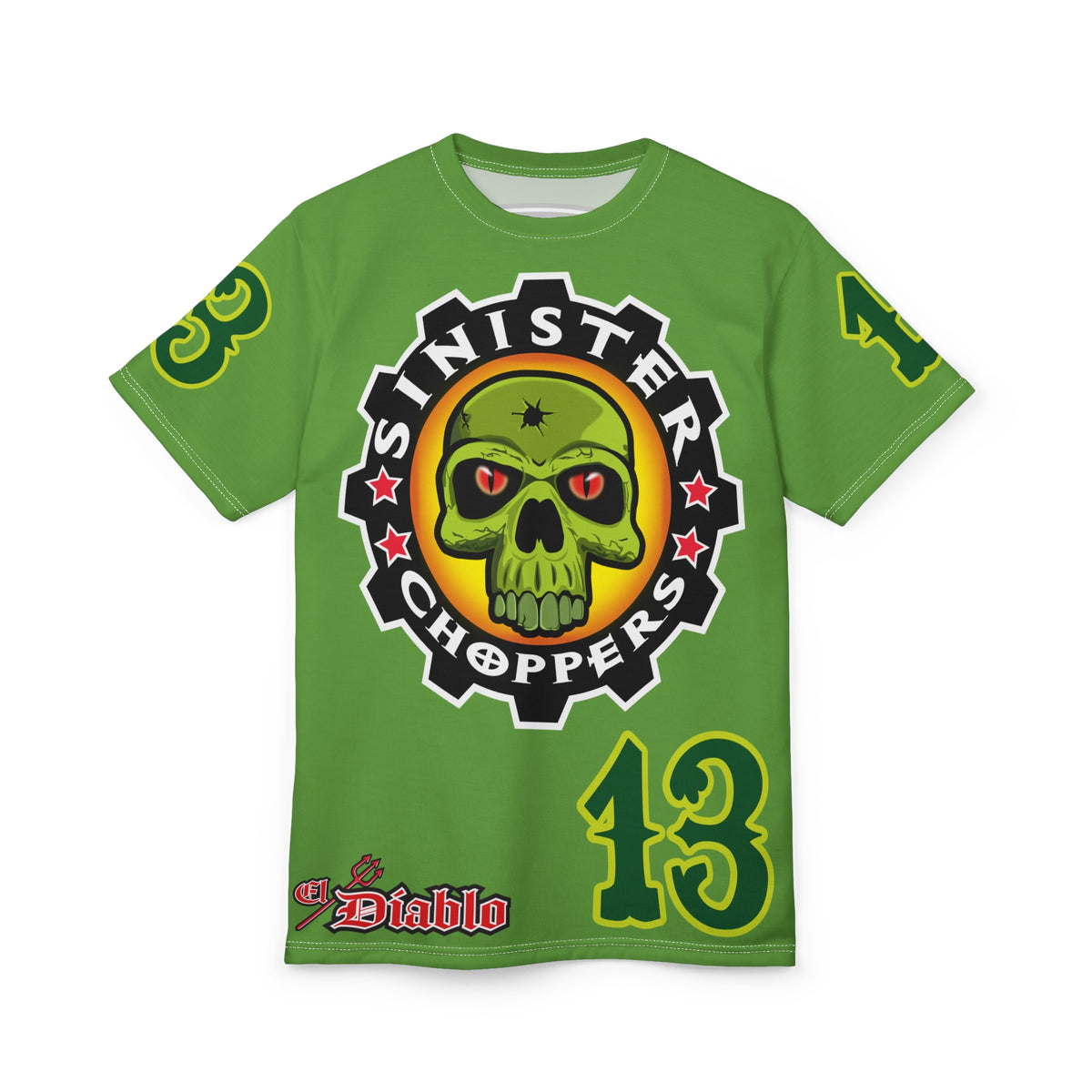Sinnister Choppers FHiViz HiViz Motorcycle Riders Super Tee