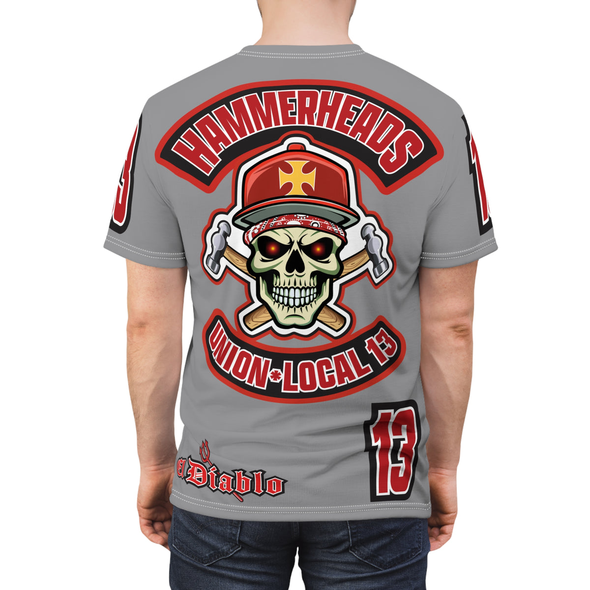 Hammerheads Union Local 13 Motorcycle Super T - Colourful High Visibility T-Shirts