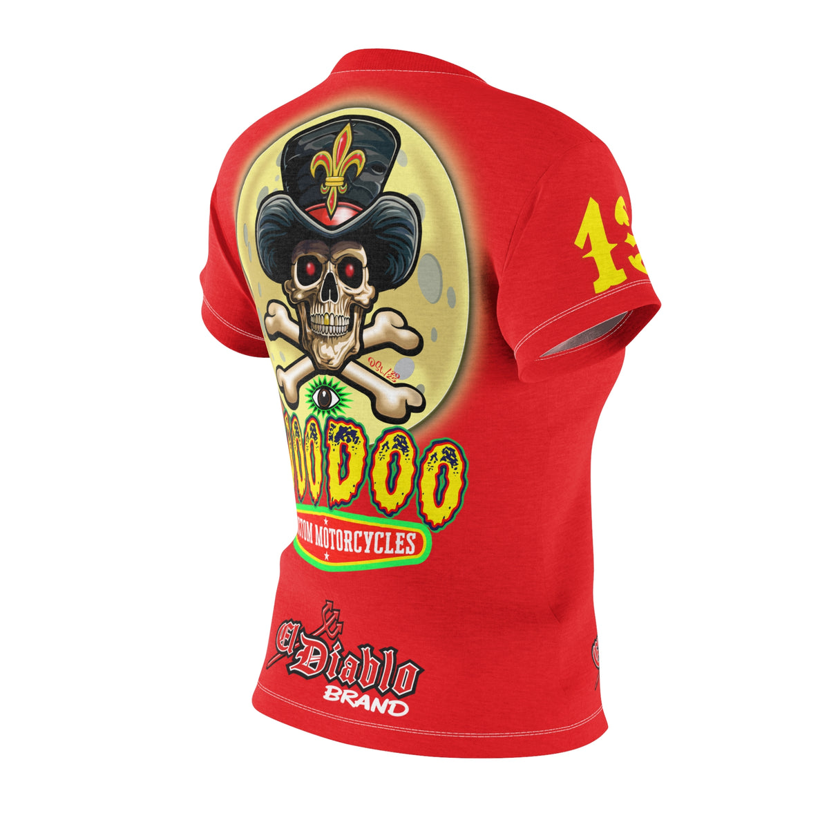 Women's Cut VooDoo Custom Motorcycles Graphic Tee — HiviZ Graphics