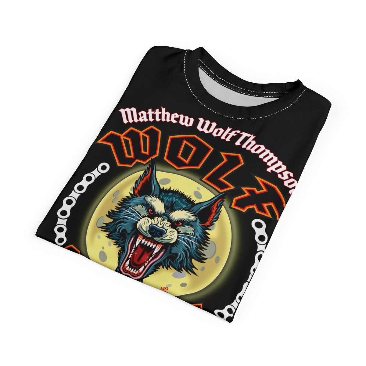 MWT Wolf Custom Motorcycles Super Tee — Viciously Cool High Performance Motorcycle Riding Shirt