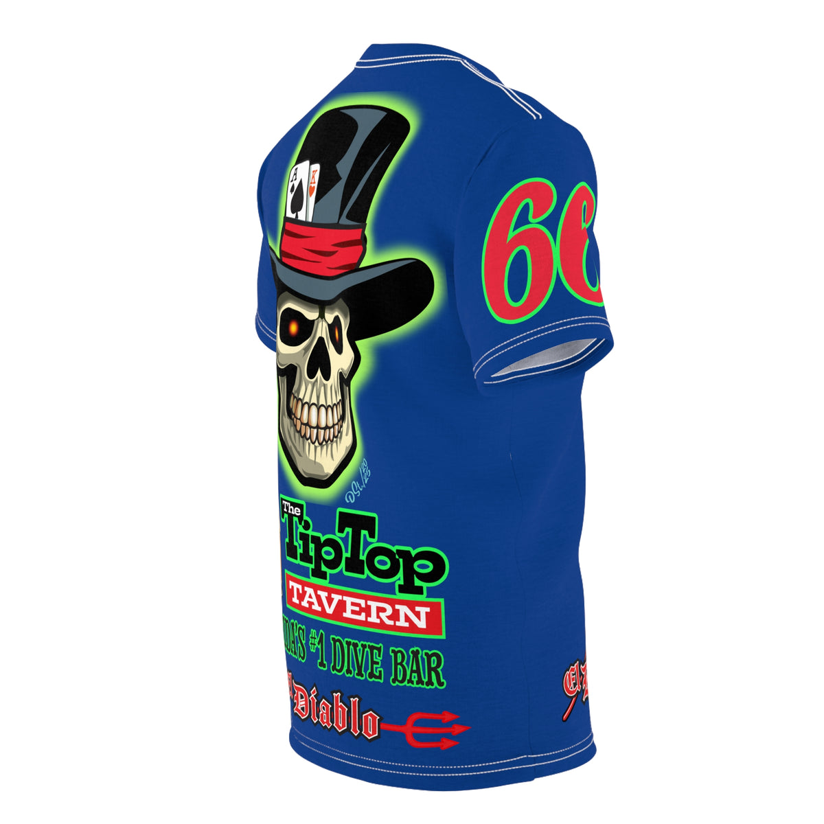 SRT Tip Top Tavern Dive Bar Super Riding Tee (*Limited Edition) - Florida's Best Dive Bar, Bikes Beers Babes & Bros. - Honouring Biker Bar Tee