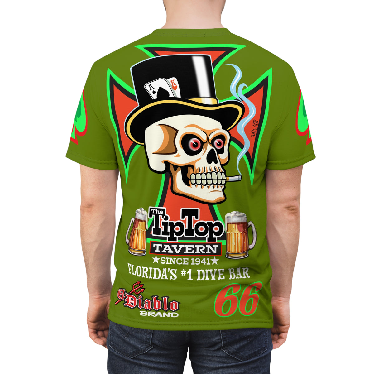 Tip Top Tavern Dive Bar Super Tee - America's Best Dive Bar, Bikes Beers Babes & Bros. - Biker Bar Tee
