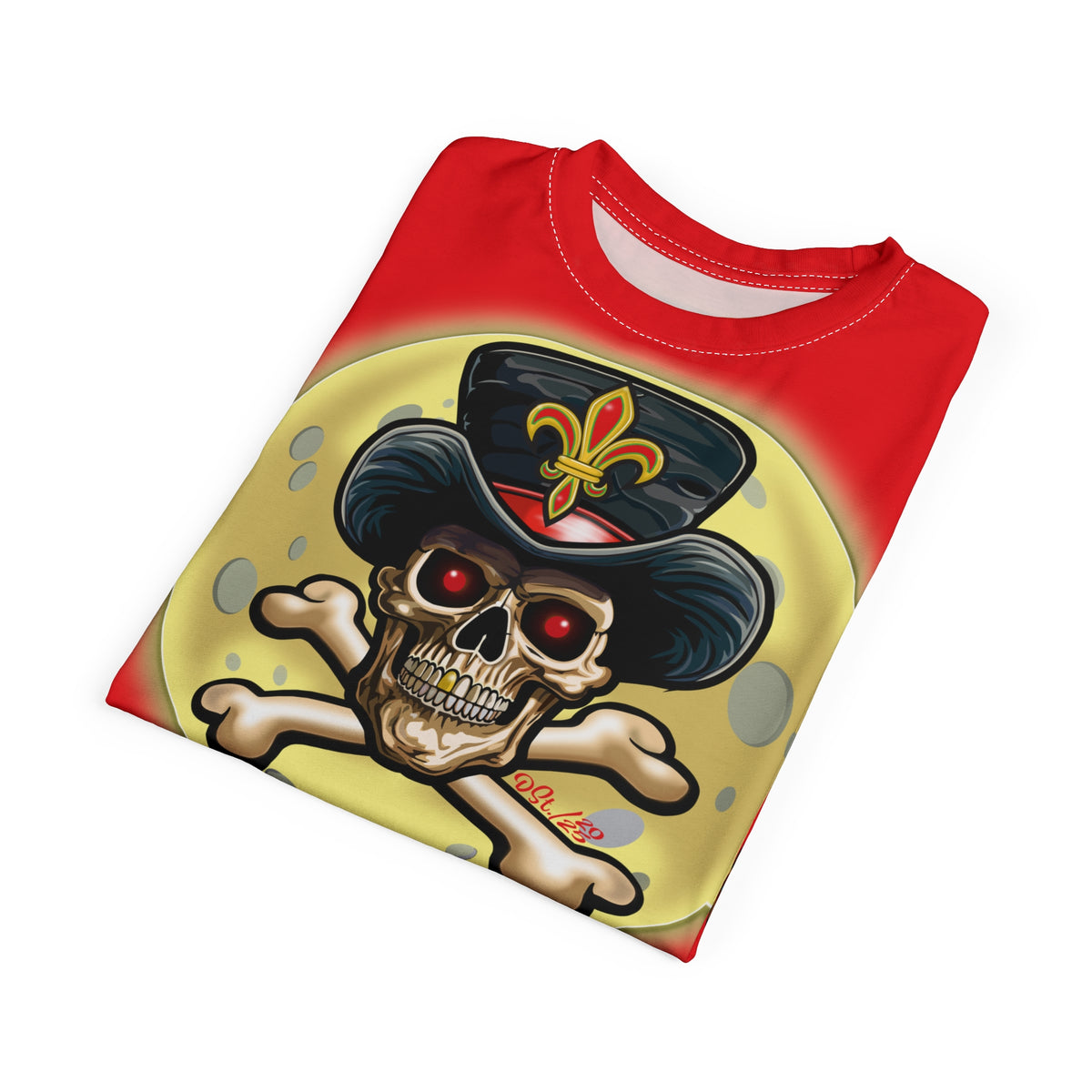Voodoo Custom Motorcycles  Unisex HiViz Tee, Edgy Graphic Shirt, Motorcycle Apparel, Skull T-Shirt, Perfect for Bikers