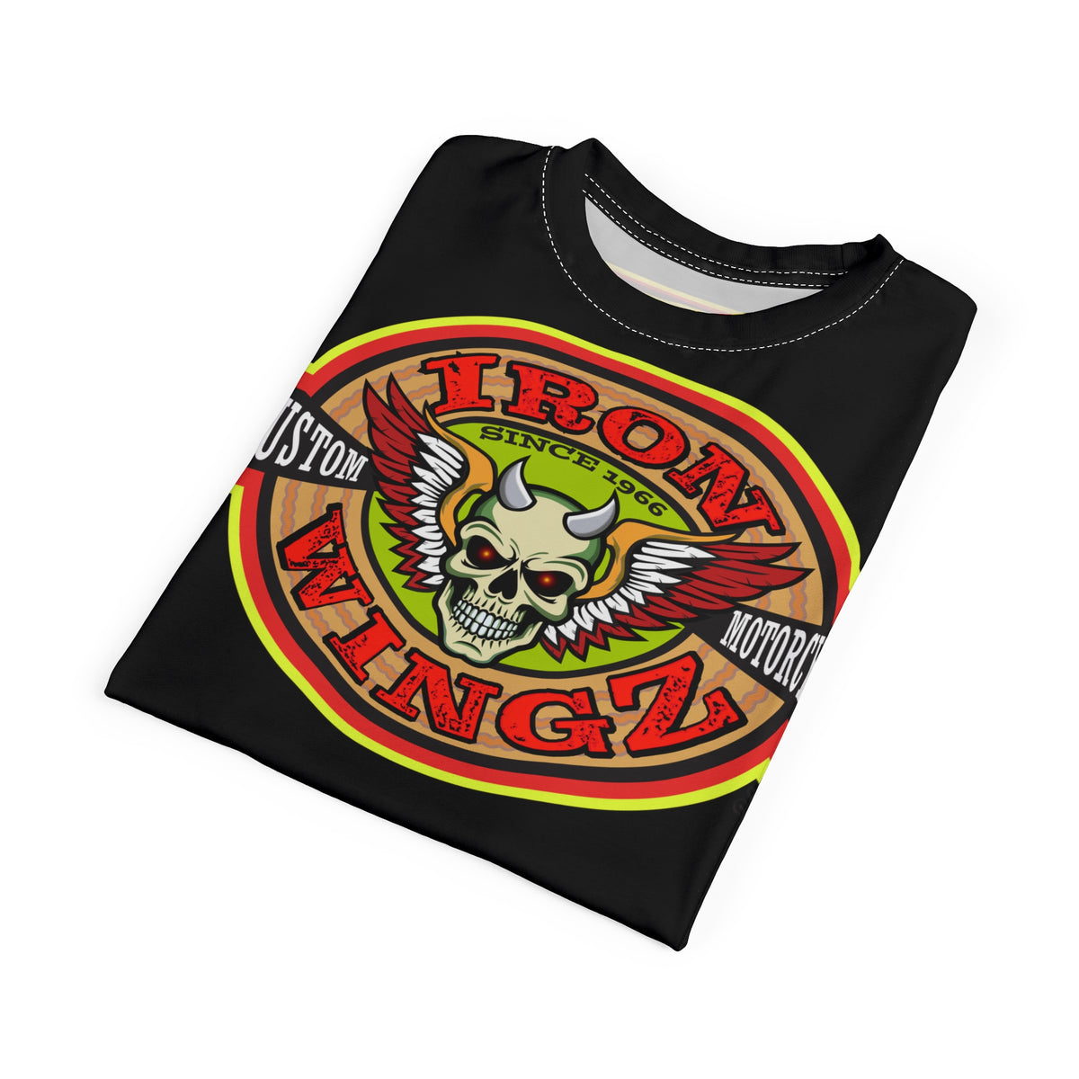 Iron WingZ Customs HiViz High Performance Motorcycle Riding Super Tee