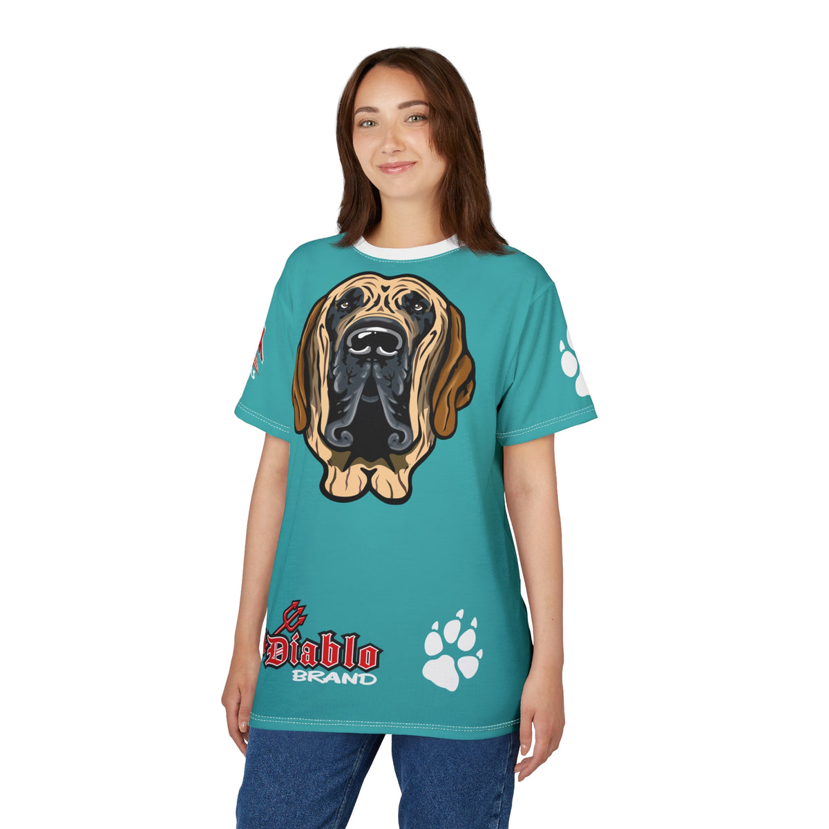 Copy of Country Rock Filas Graphic Super Tee — El Diablo Brand Paw Print T-Shirt 4Braylee