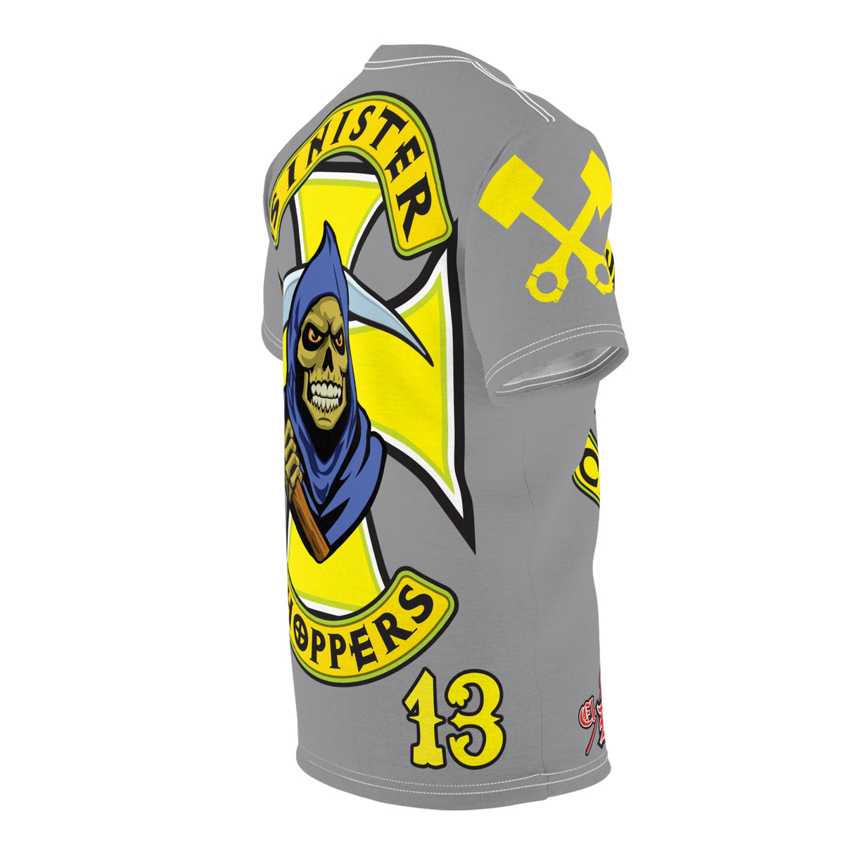 Sinister Choppers HiViz Custom Motorcycles Reaper Super Tee - High Performance Riding Wear