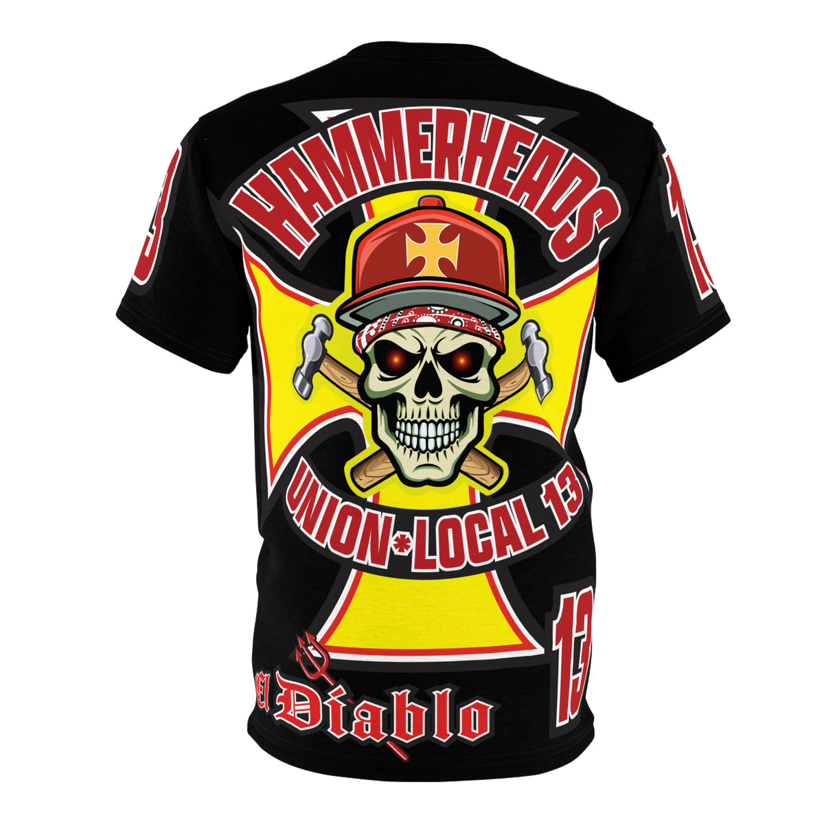 Hammerheads Union Local 13 Super Tee - Rough Tough Bad Attitude Motorcycle Riding Tee