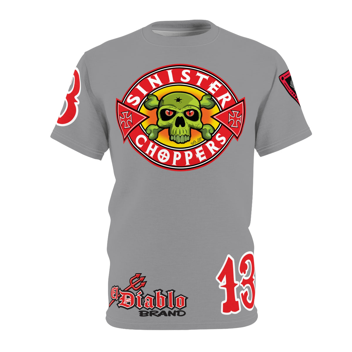 SRT Sinister Choppers  Super Tee - Clean, Beautiful, Design - Outrageous Biker Gear