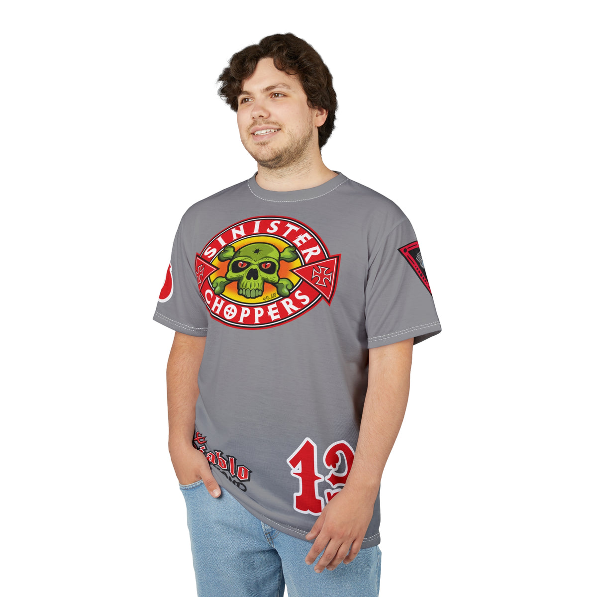 SRT Sinister Choppers  Super Tee - Clean, Beautiful, Design - Outrageous Biker Gear