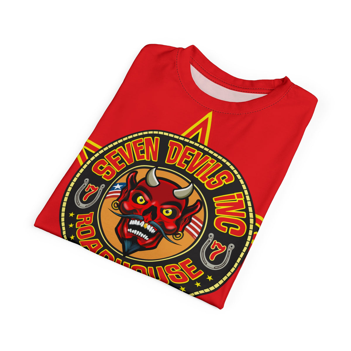 Seven Devils Inc. Roadhouse HiViz Graphic Tee - Motorcycle Custom Riding Super Tee