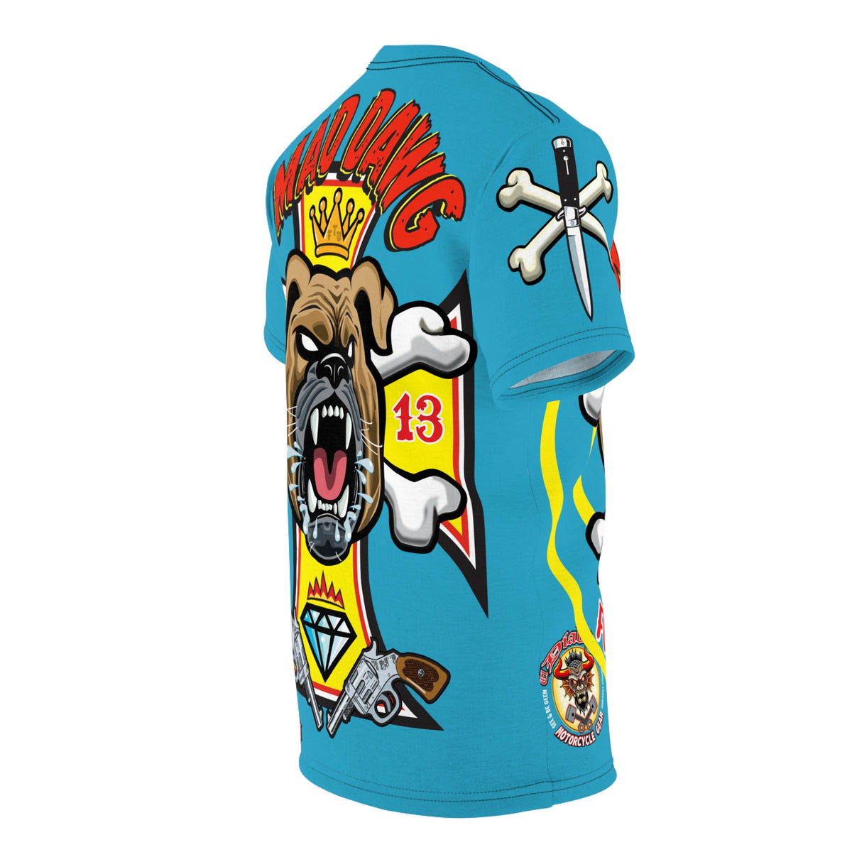 Mad Dawg Customs  FAFO HiViz Motorcycle Super Tee