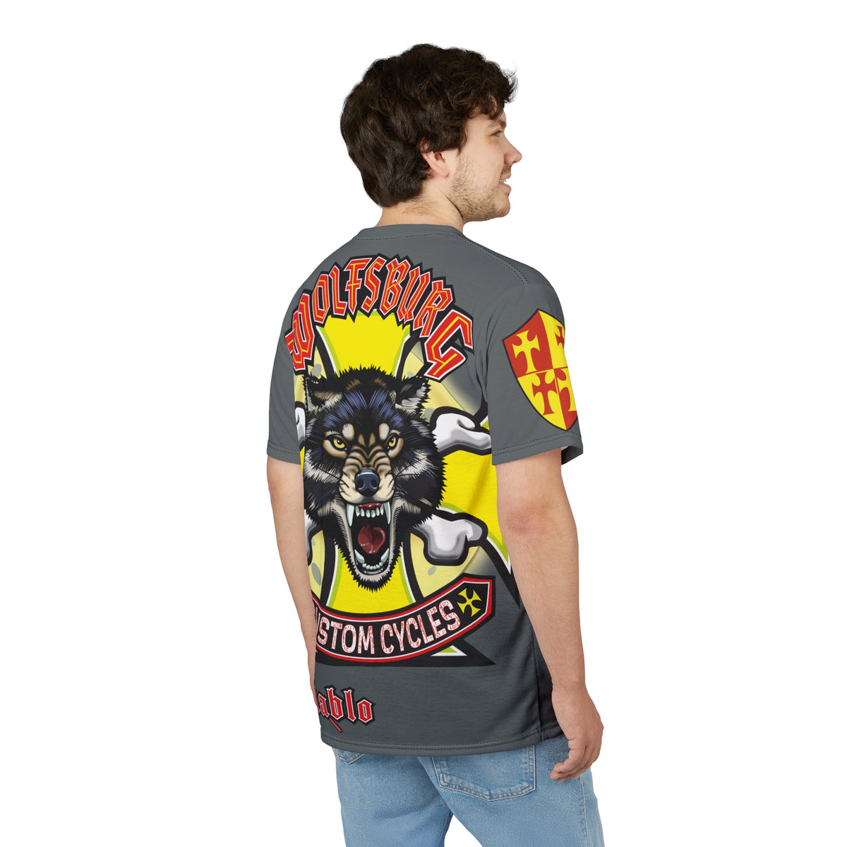 Wolfsburg Custom Cycles HiViz Super Tee - Ultimate in Riding Comfort