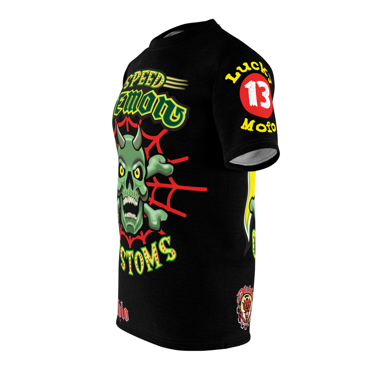 Speed Demon Customs HiViz Biker Riding Tee, Must Have Cruising Super Tee