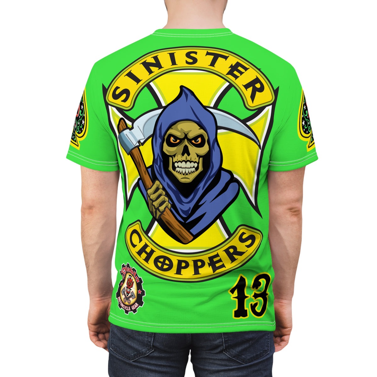VERY SPECIAL  Sinister Choppers Custom Motorcycles - Custom  HiViZ LUMINA  Super Riding Tee - High Performance Riding Wear