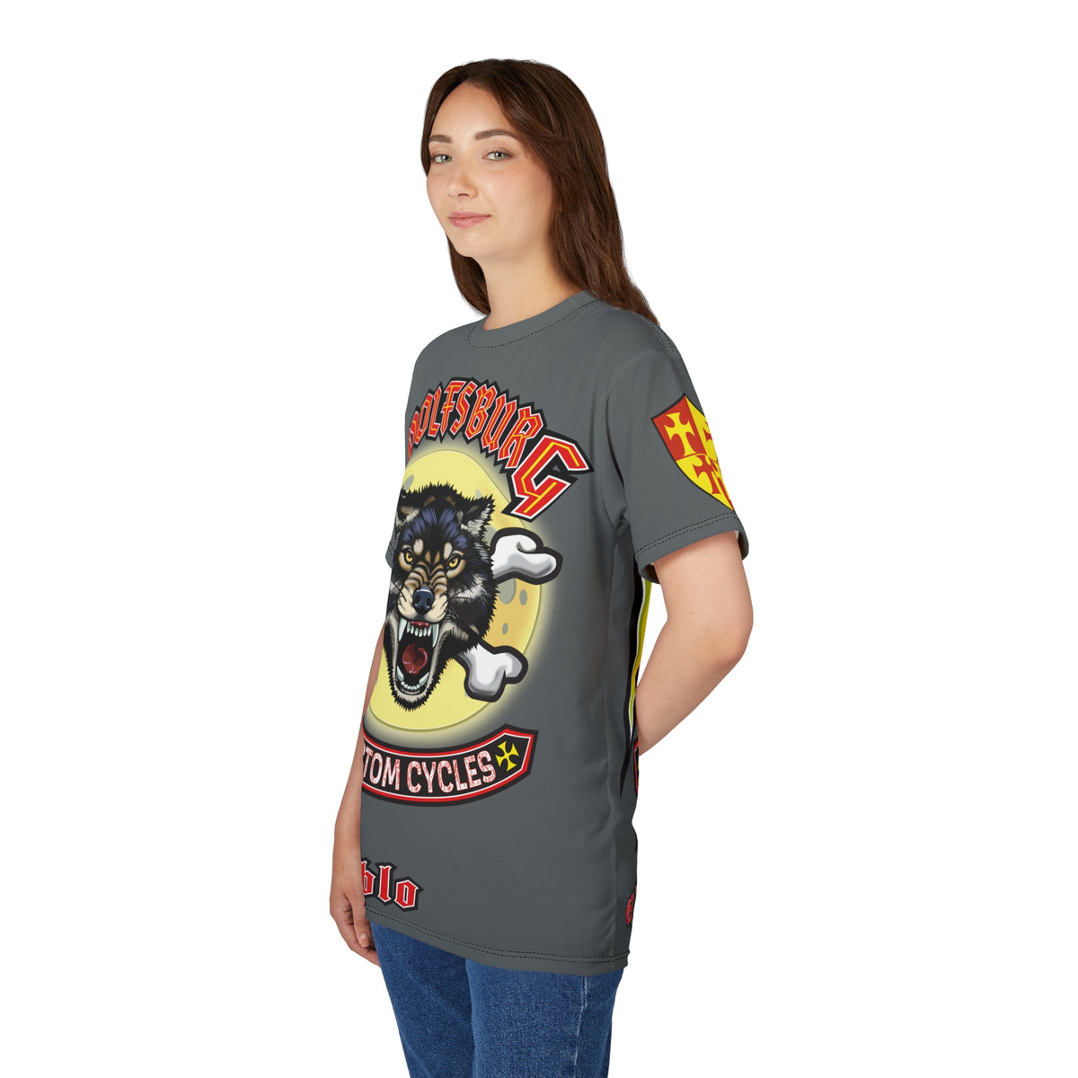 Wolfsburg Custom Cycles HiViz Super Tee - Ultimate in Riding Comfort