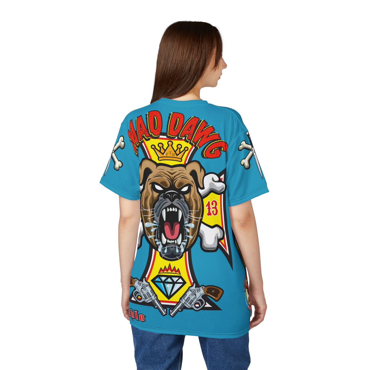 Mad Dawg Customs  FAFO HiViz Motorcycle Super Tee