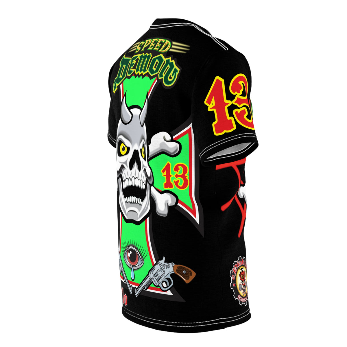 Speed Demon HiViZ Riding Super Tee - Superior Riding Comfort- The Intimidator