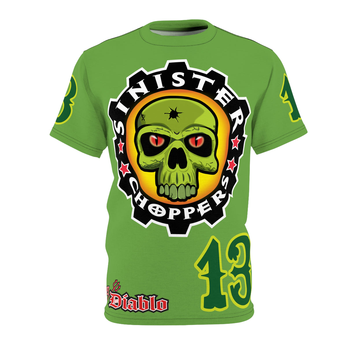 Sinnister Choppers FHiViz HiViz Motorcycle Riders Super Tee
